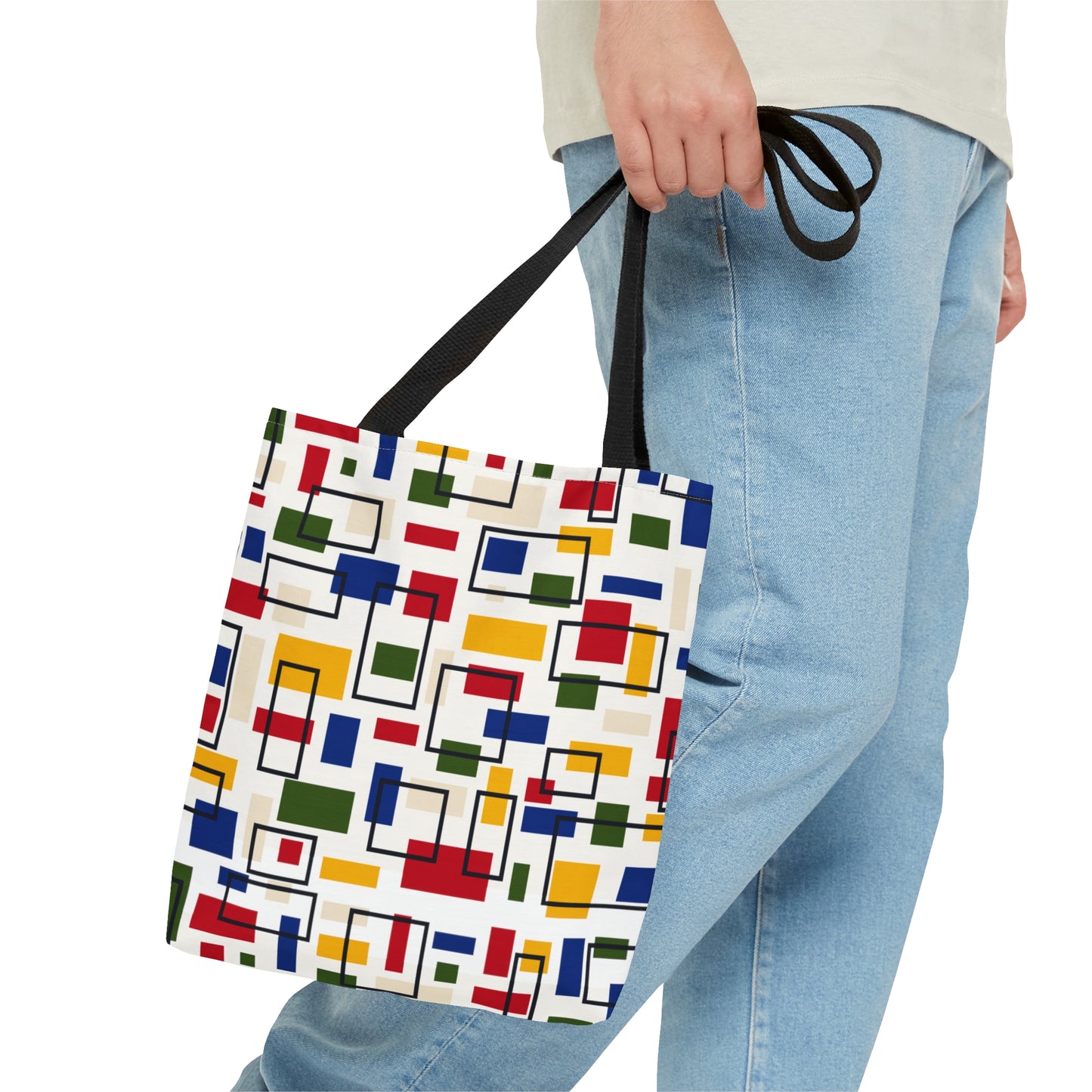 Geometric Dance - Bauhaus Designed Tote Bag