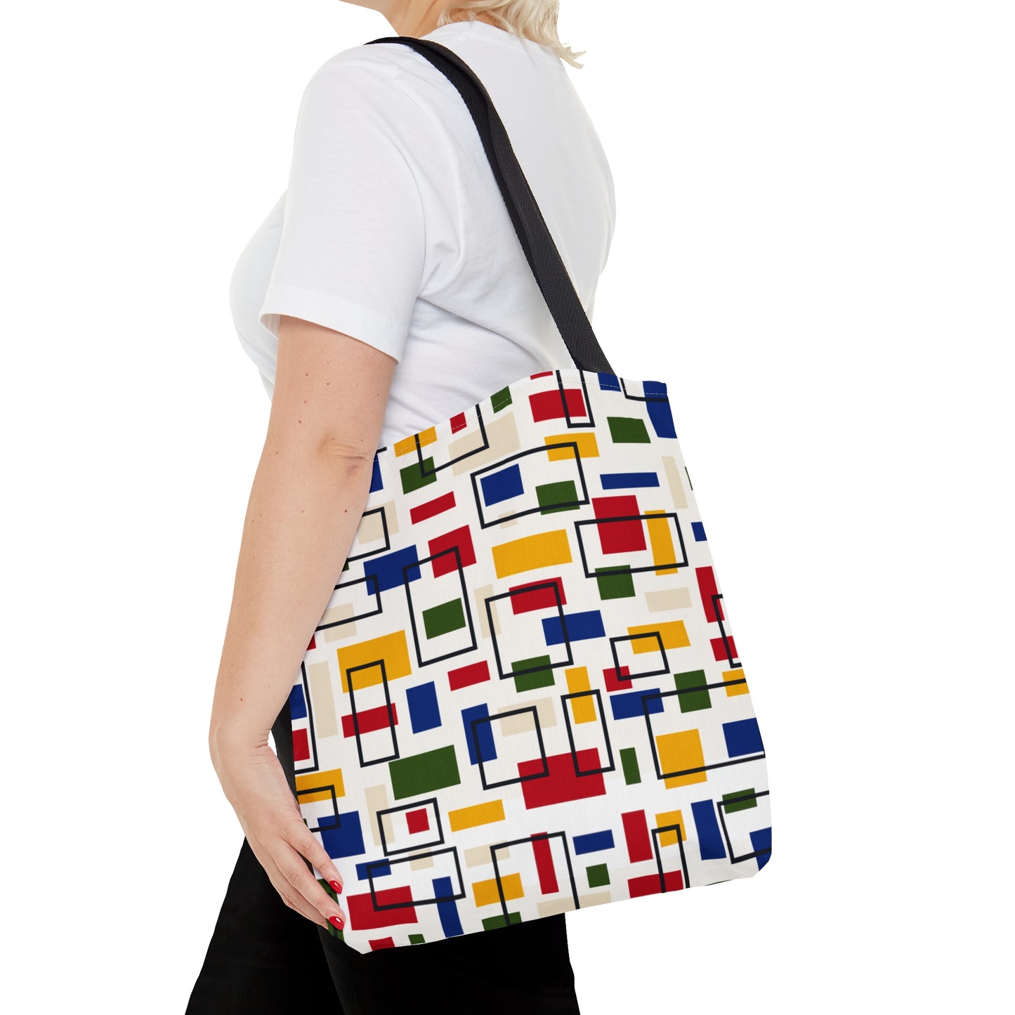 Geometric Dance - Bauhaus Designed Tote Bag