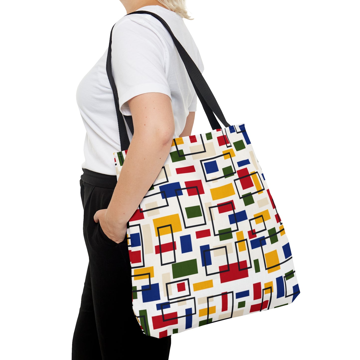 Geometric Dance - Bauhaus Designed Tote Bag