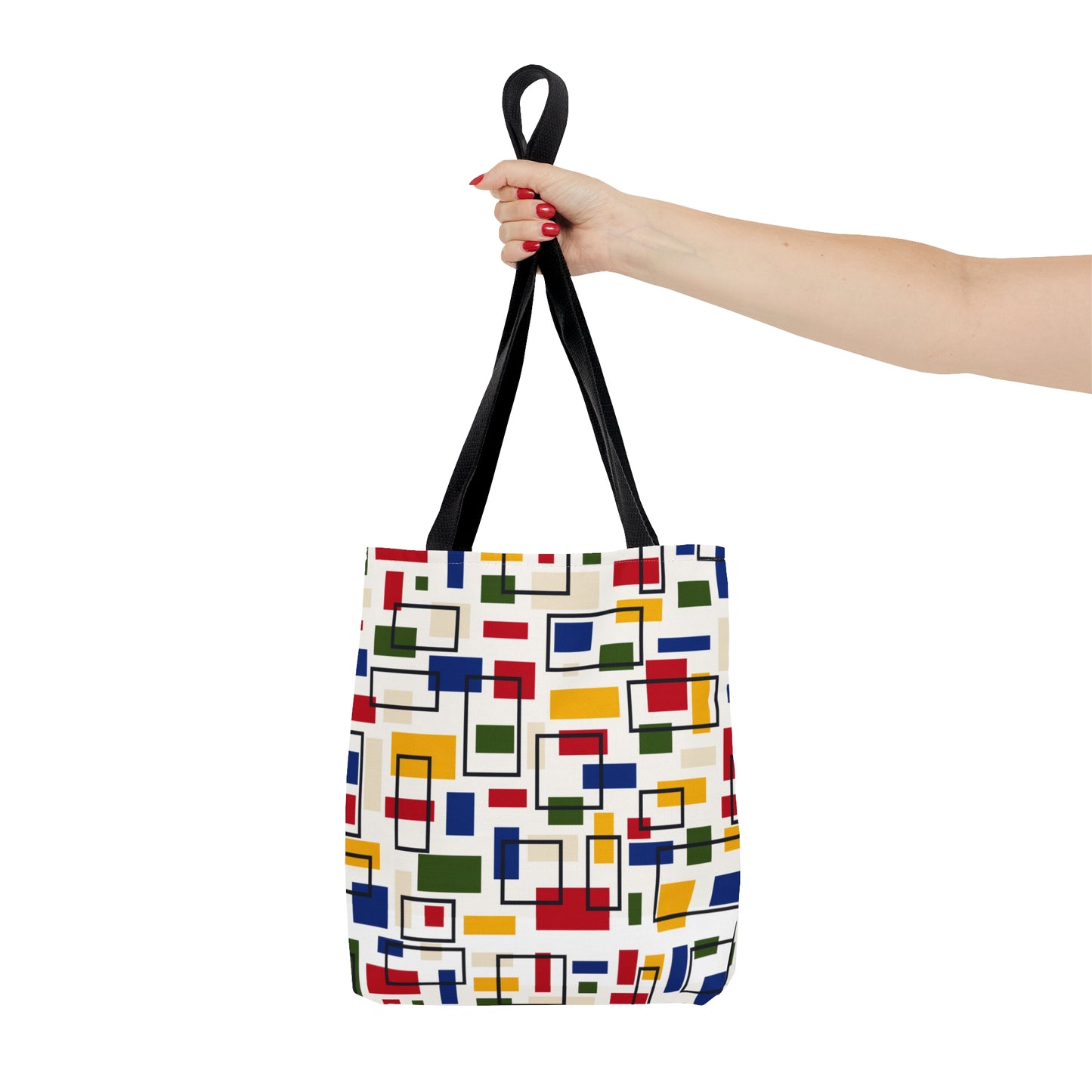Geometric Dance - Bauhaus Designed Tote Bag