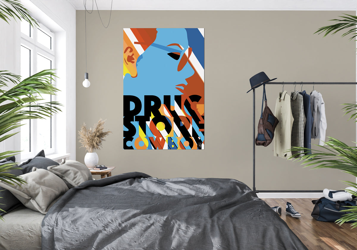Drugstore Cowboy Abstract Art Print