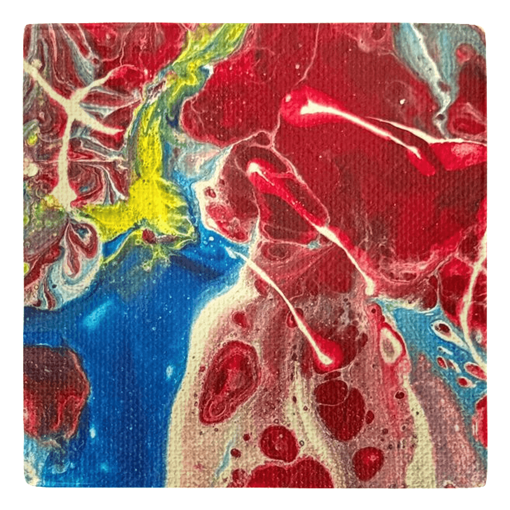Primary Energy: Acrylic Pour Magnets