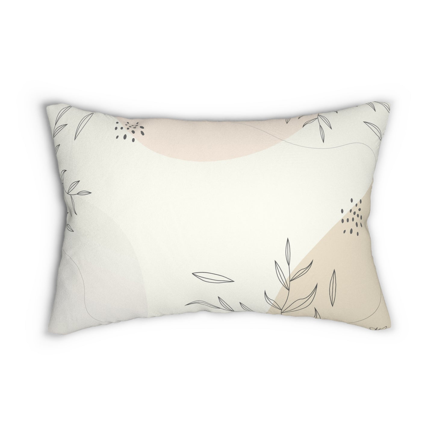 Wabi Sabi Nature Pattern: Lumbar Pillow