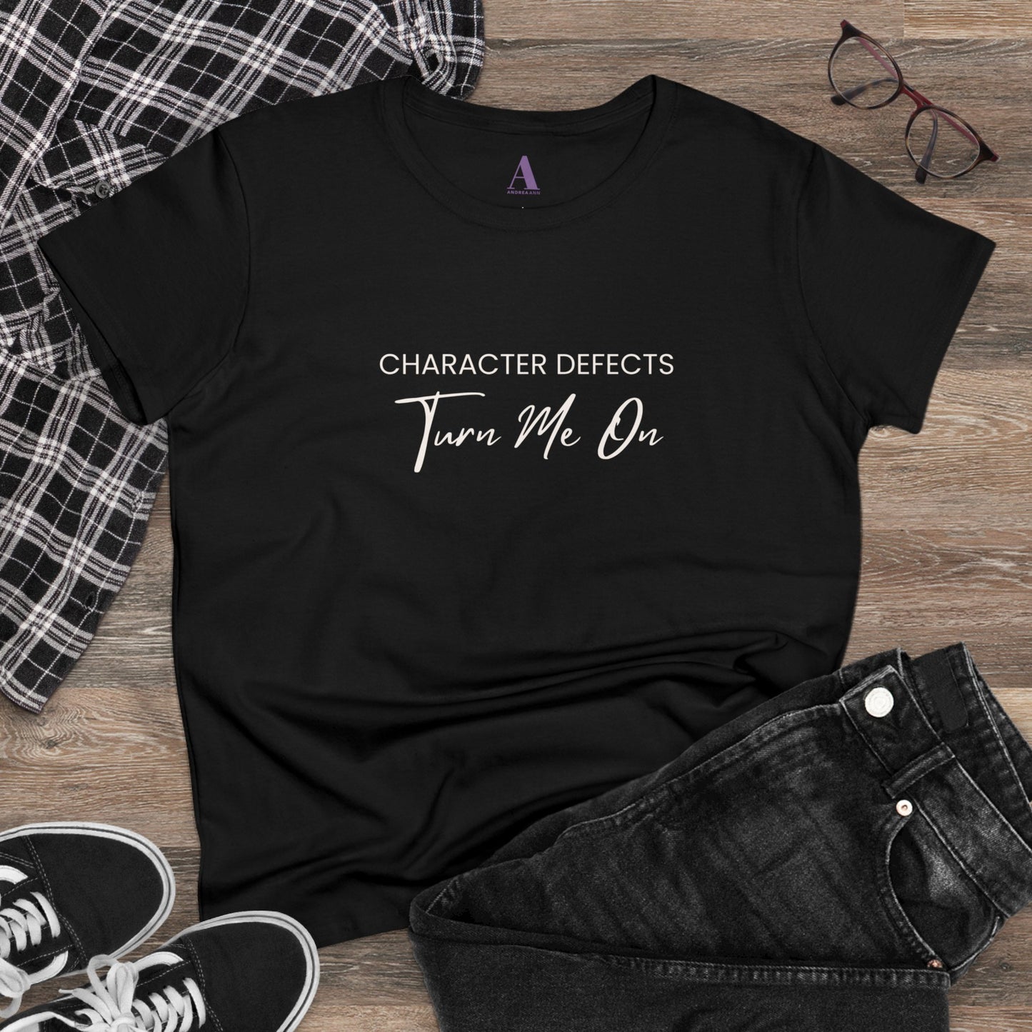 Character Defects Turn Me On: Typographic Tee