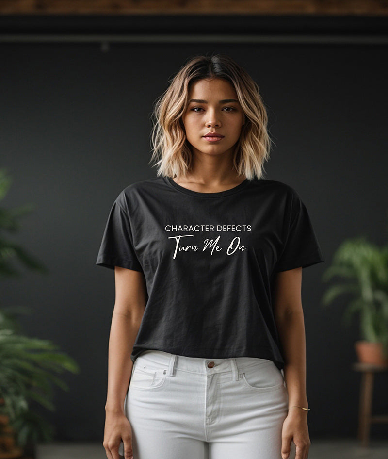 Character Defects Turn Me On: Typographic Tee